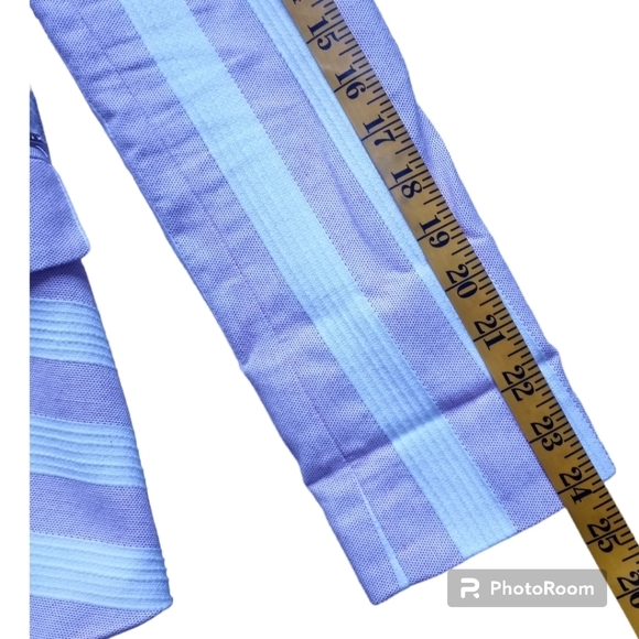 DKNY Pink and White Striped Blazer Size 4P - Picture 13 of 15